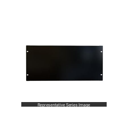 Hammond 2U FORMED STEEL RACK Panel PBFS19003BK